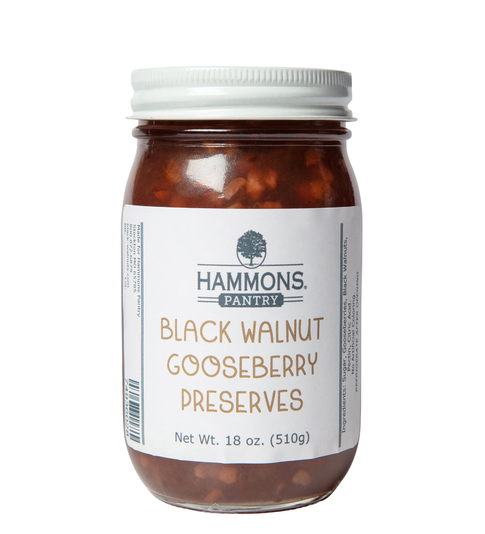 Black Walnut Gooseberry Preserves