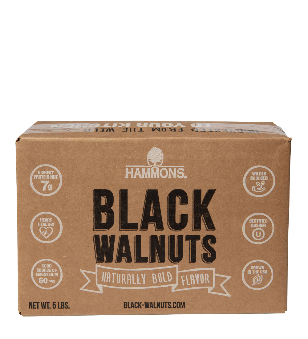 Fancy Large Wild Black Walnuts 5 lb Box