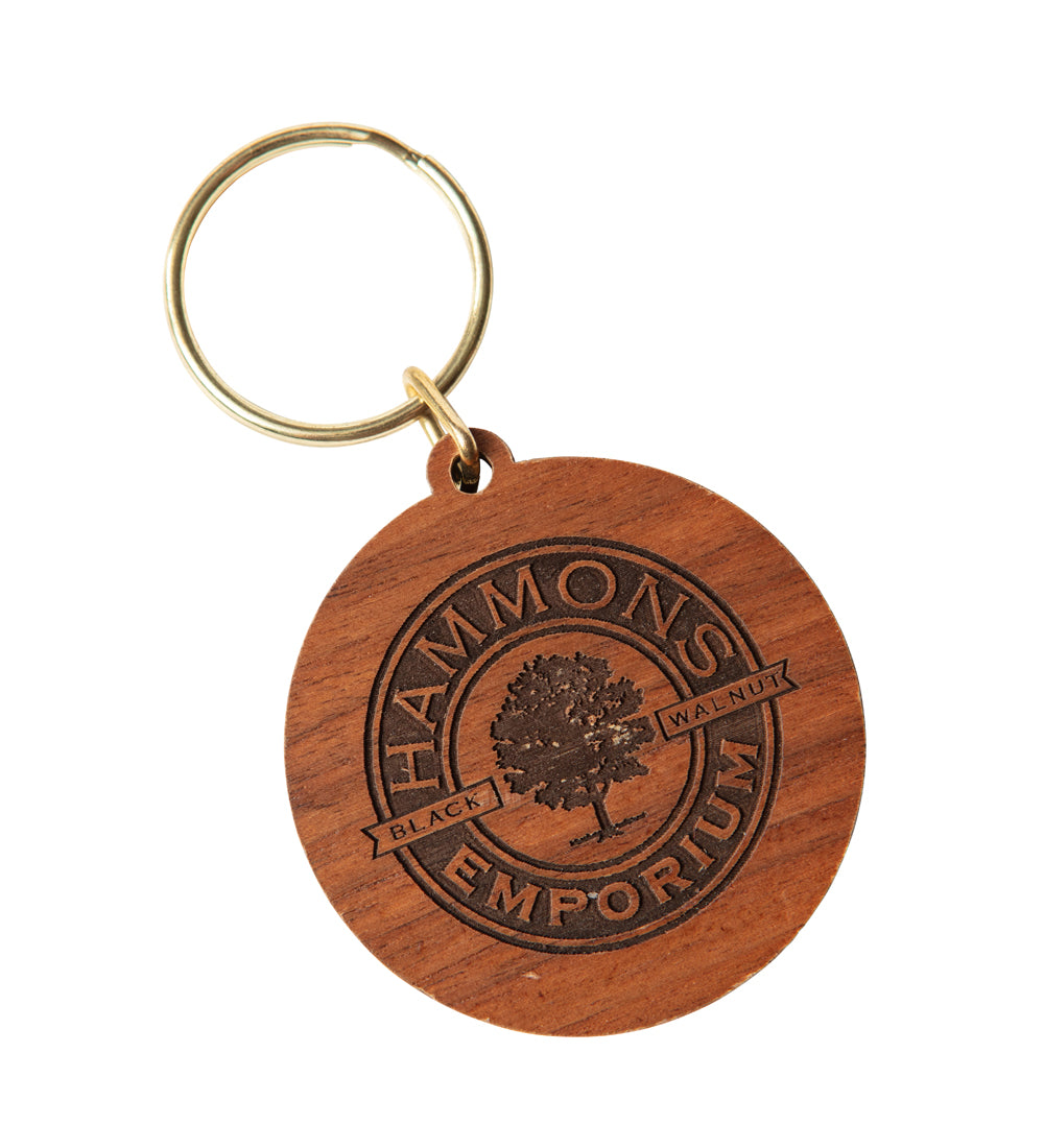 Hammons Emporium Wooden Keychain