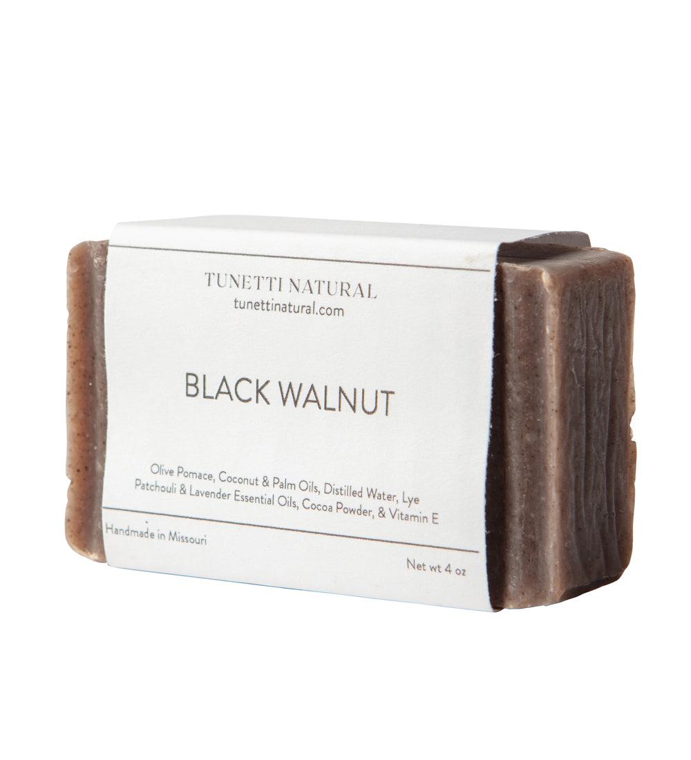 Black Walnut Exfoliating Bar Soap