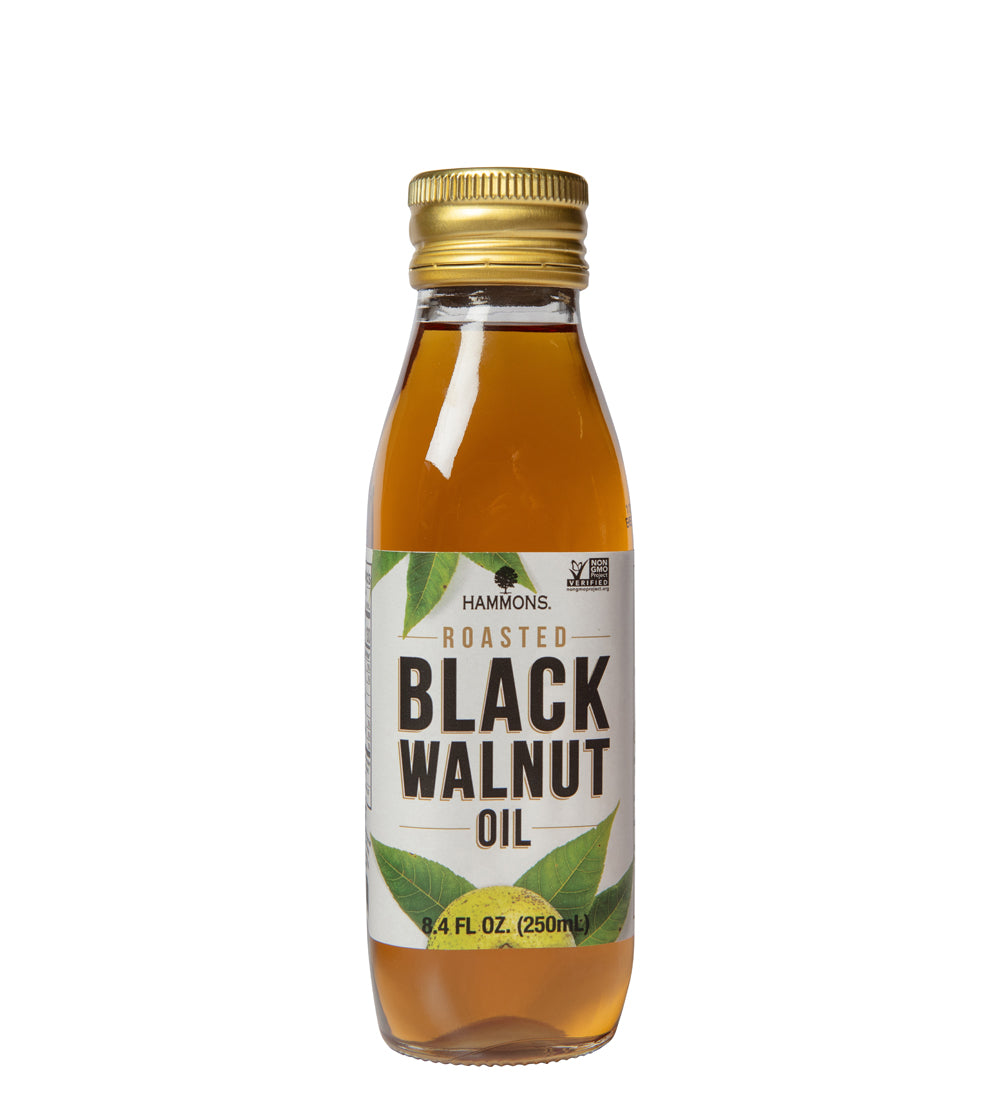 Roasted Black Walnut Oil 8.4 oz. bottle – Hammons Pantry