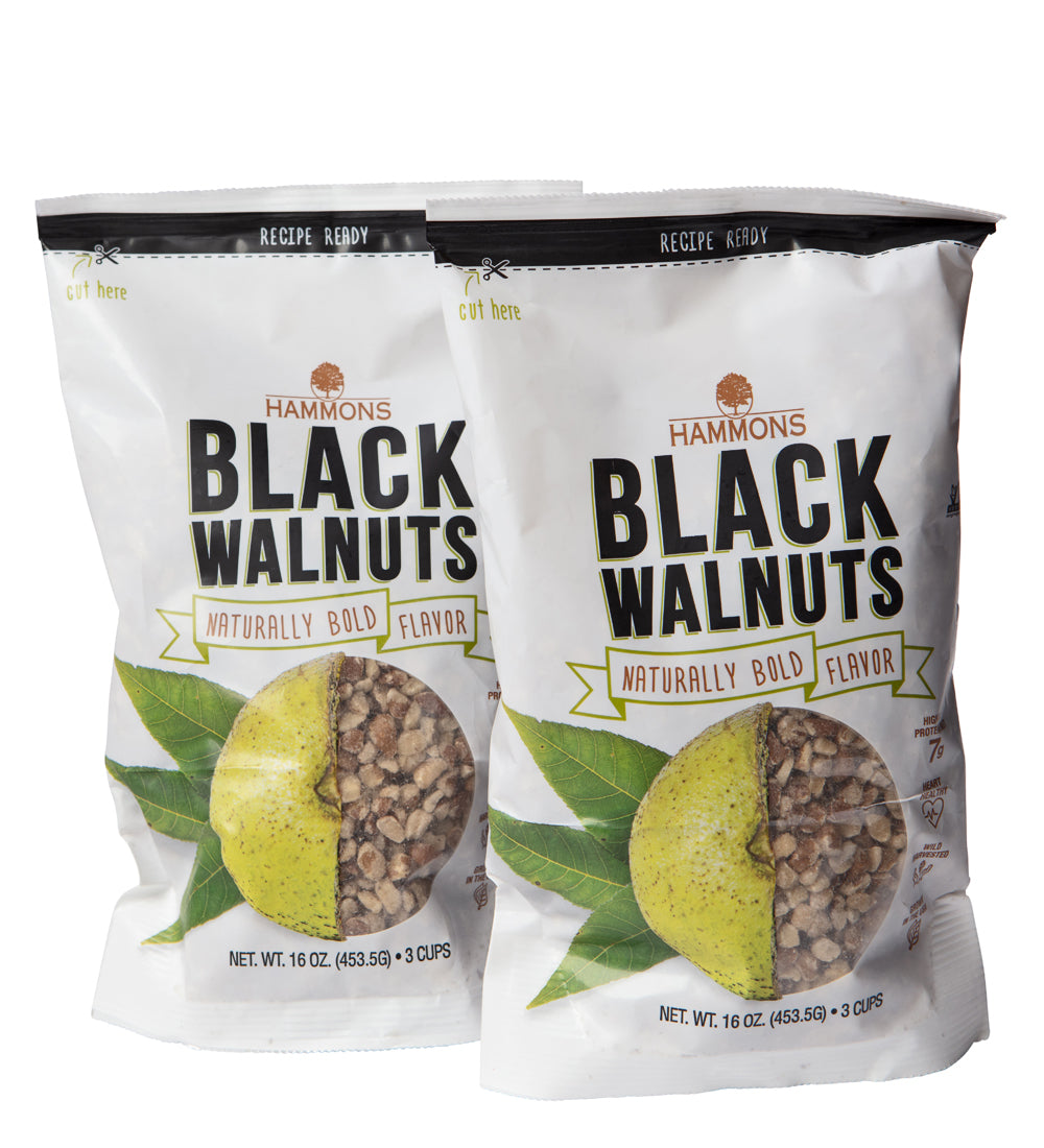 Recipe Ready Black Walnut Pieces 1 lb Bag - 2 Pack